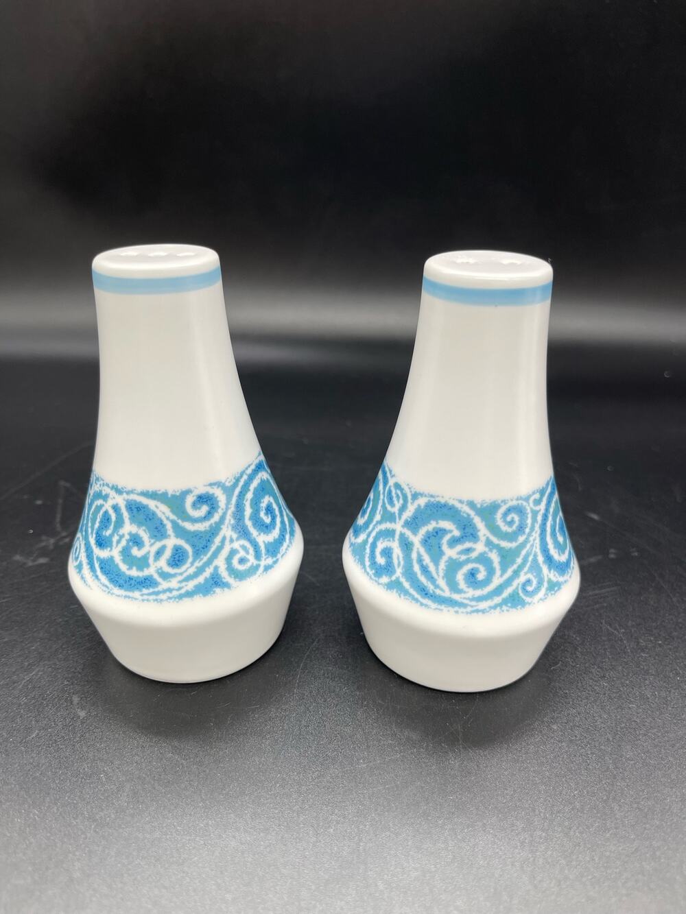 Vintage Noritake Progression Milburn Salt & Pepper *Missing 1 Stopper